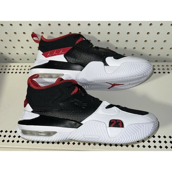 Jordan Stay Loyal 2 Mens Basketball Shoes Size 10 Black Red White DQ8401-061 - Picture 5 of 9